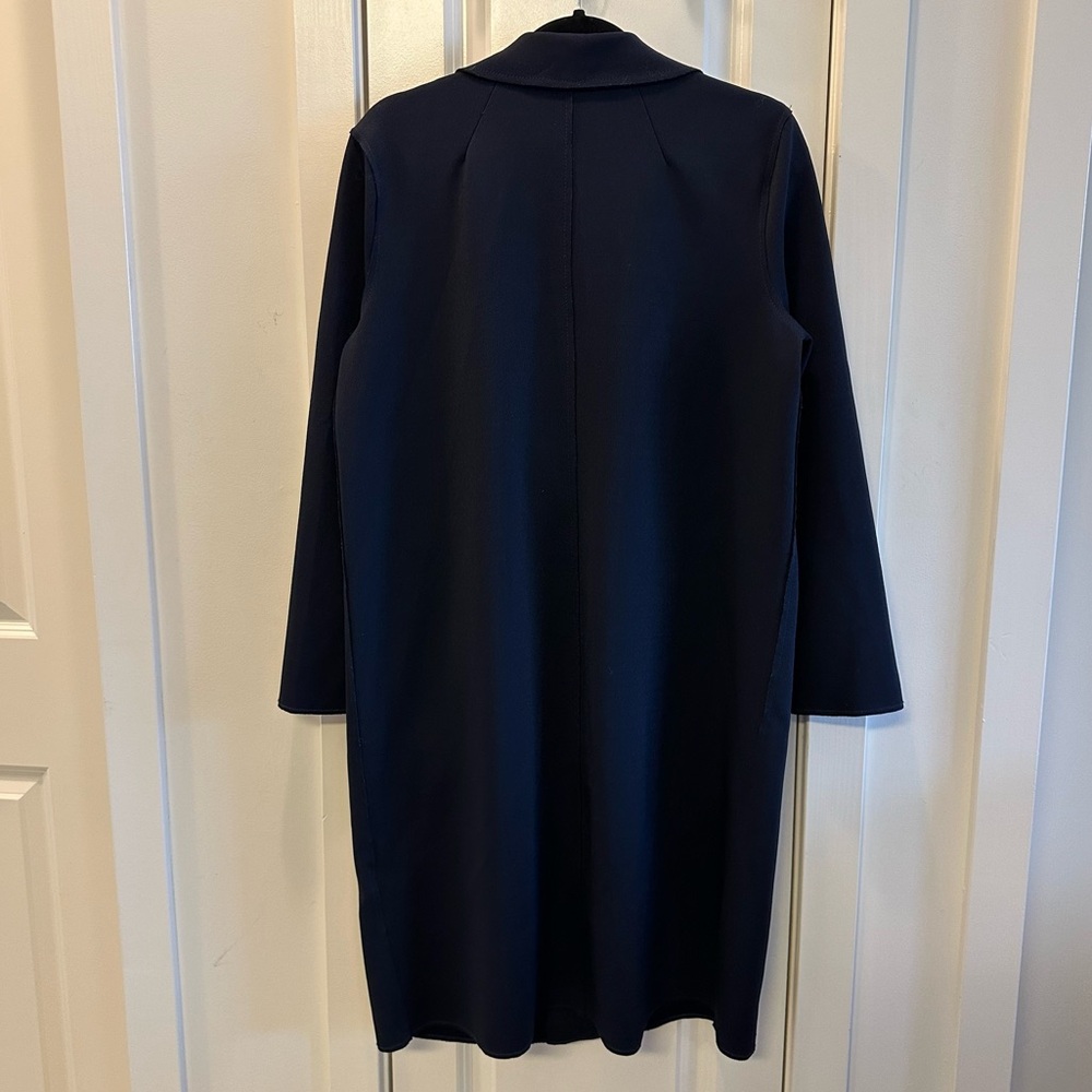 H&M navy trench coat - Picture 3 of 3